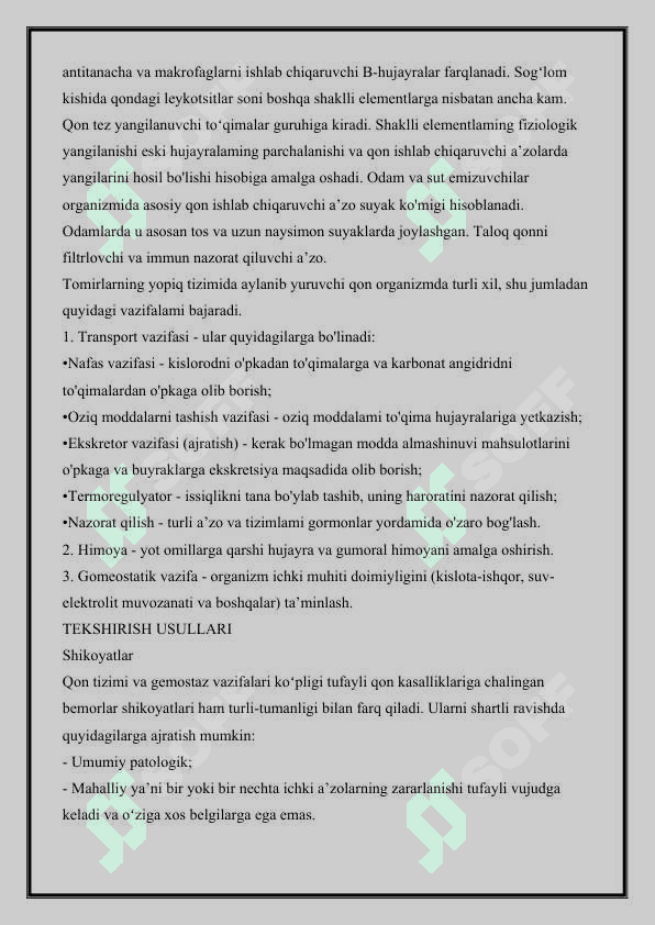 YARADORLARDA   QON   KASALLIKLARI 4