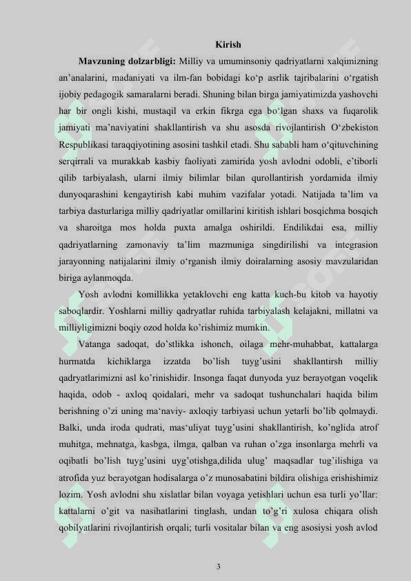 Milliy qadriyatlar va an’analar orqali o’quvchilarni tarbiyalash yo’llari 3