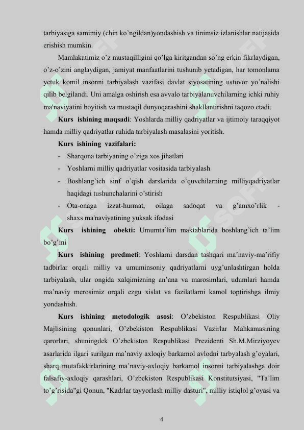 Milliy qadriyatlar va an’analar orqali o’quvchilarni tarbiyalash yo’llari 4
