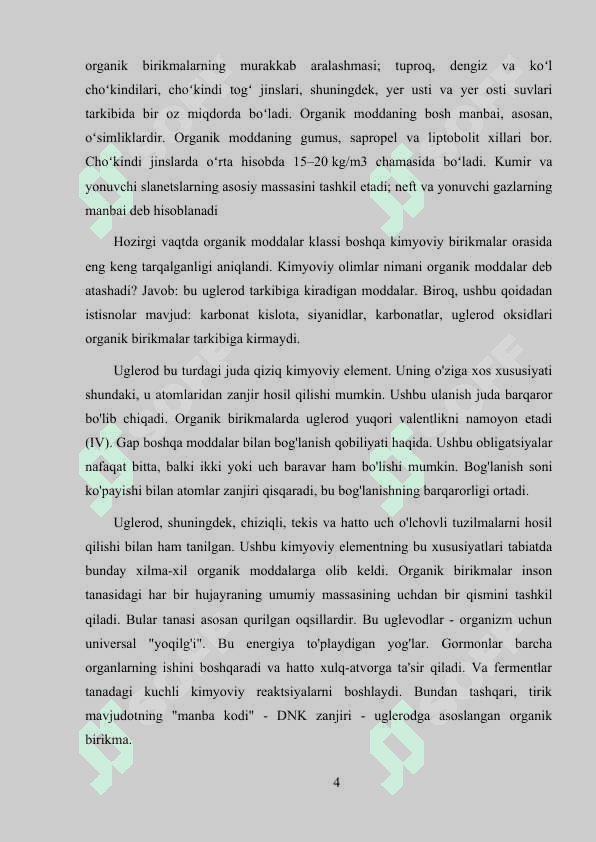 Tuproqda organik modalarning ekologik ahamyati 4