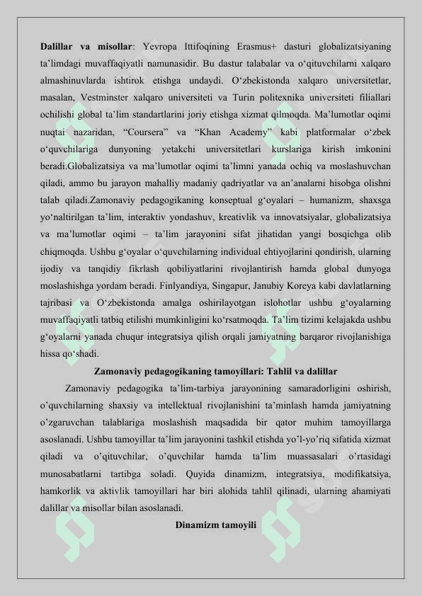 Zamonaviy pedagogikaning konseptual g‘oyalari va tamoyillari 25 7
