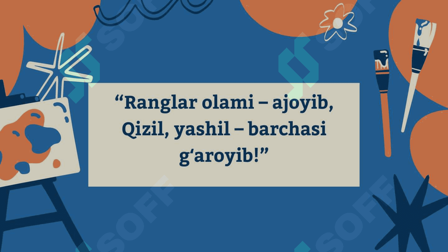 Prezintatsiya "Ranglar mo`jizasi" 2