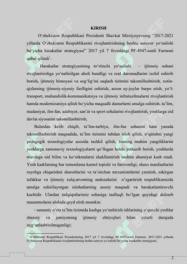 UMUMIY O'RTA TA'LIM MAKTABLARIDA REZBALAR MAVZUSINI O'QITISH 2