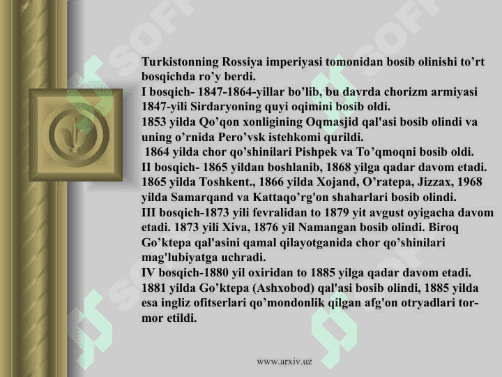 Chor rossiyasining turkistonni bosib olishiga qarshi xalq harakatlari 2