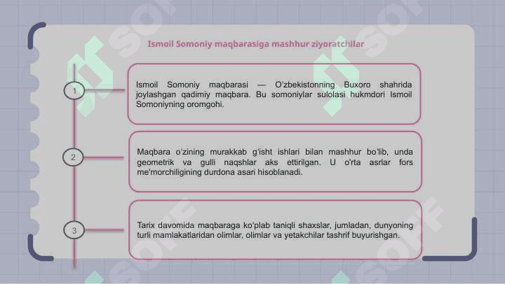 Ismoil Somoniy maqbarasi va unda yashiringan sirlar 7