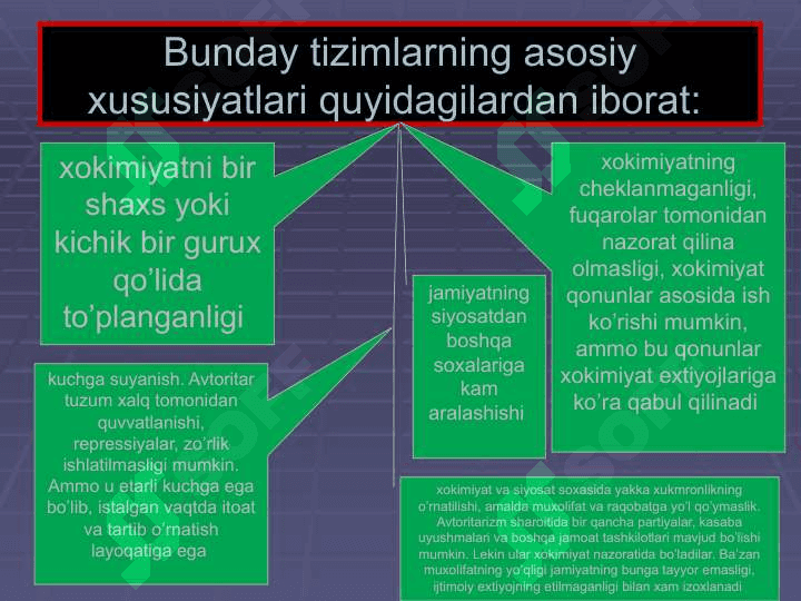 Rivojlanayotgan mamlakatlardagi totalitar tartibotlar va ularning xususiyatlari 3