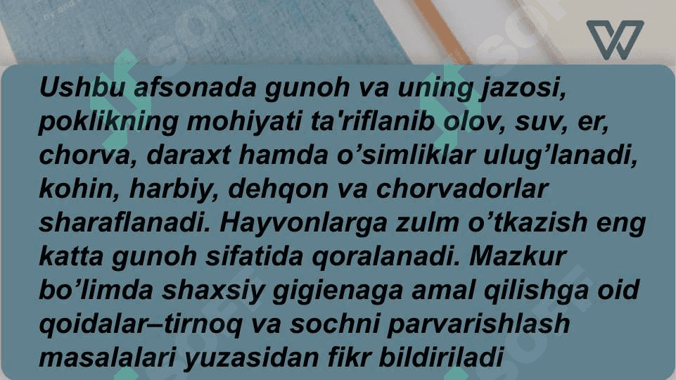 Avestodagi pedagogik qarashlar 4