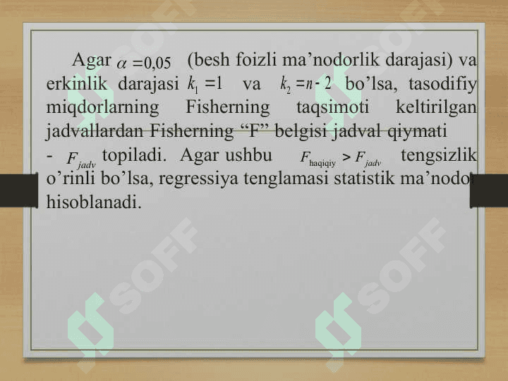 Ekonometrik modellarni baholash 8