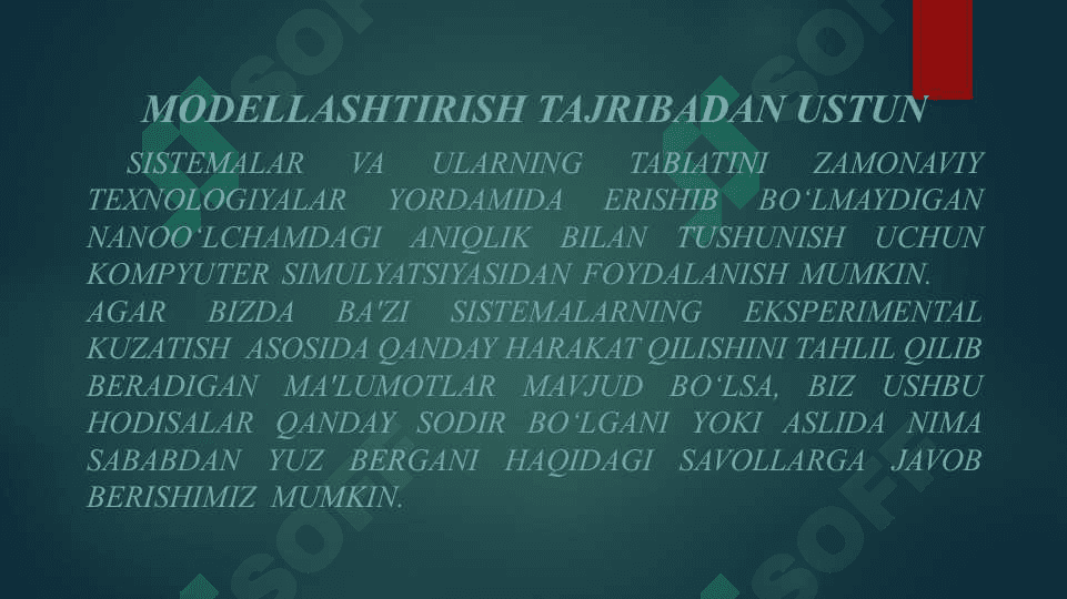 Kompyuterda modellashtirish 3