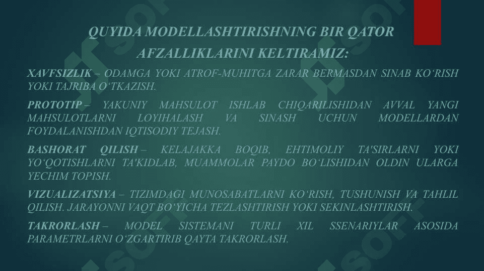 Kompyuterda modellashtirish 4
