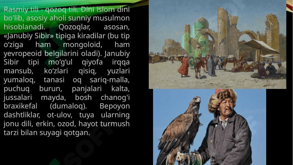 Qozoqlar etnologiyasi urf odatlari va madaniyati 3