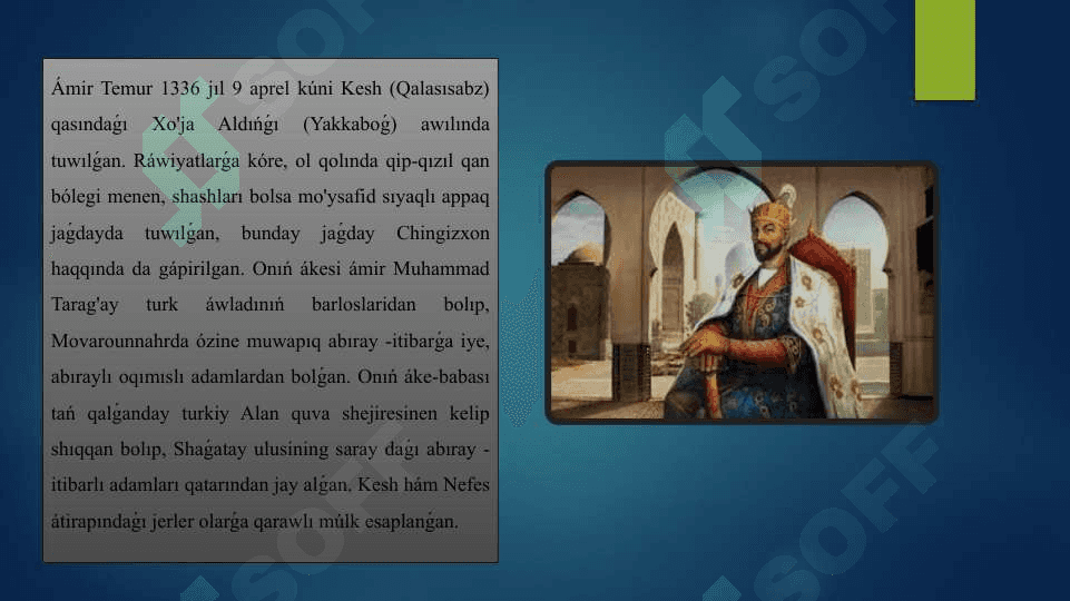 Sahıpqıran Ámir Temur 2