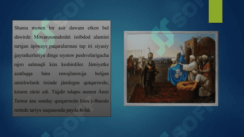 Sahıpqıran Ámir Temur 3