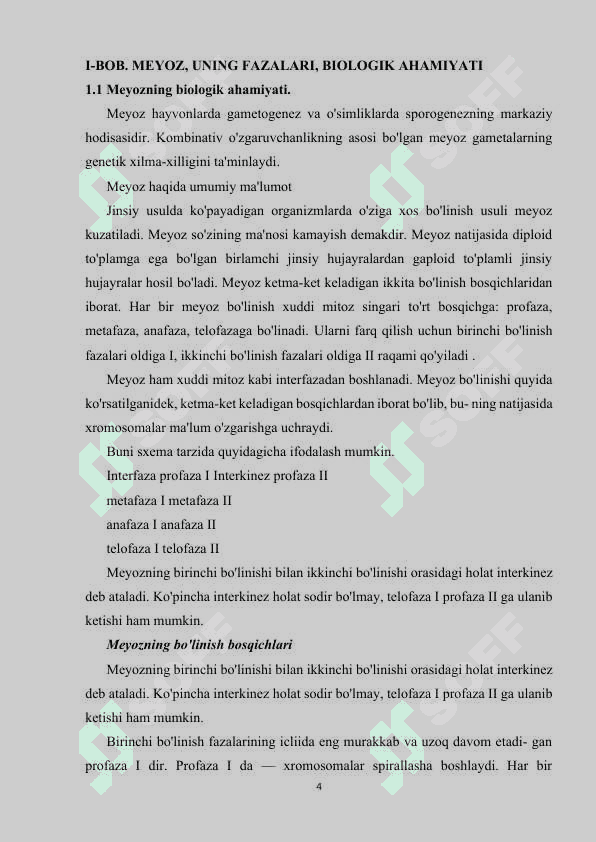 Meyozning biologik ahamiyati 4