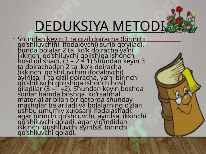 Induksiya, deduksiya, analogiya metodlari 6