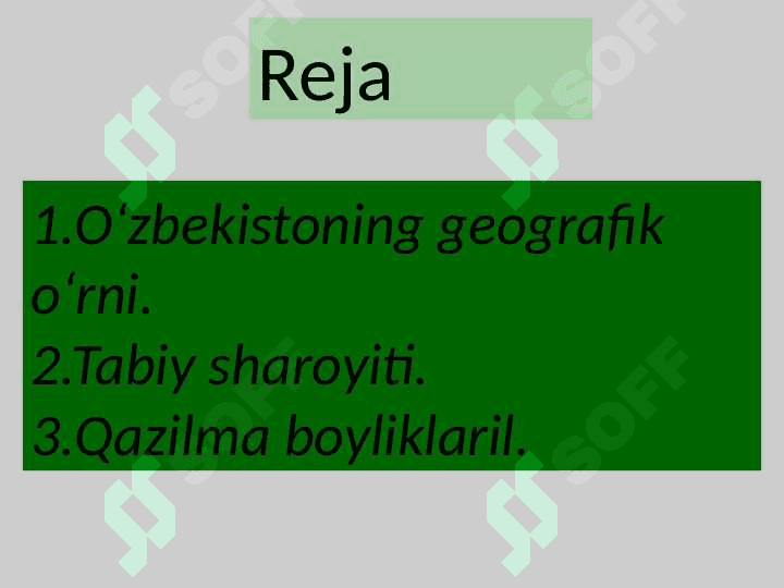 O‘zbekistonning tarixiy geografik o‘rni va tabiiy iqlim sharoitlari 2