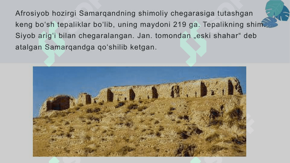 O’rta Osiyoning temir davri me’morchiligi 8
