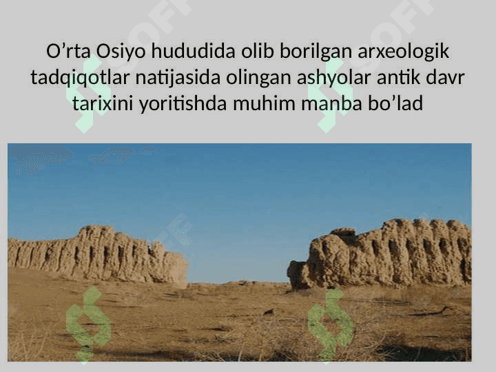 O'lkamizning antik davr memorchiligi va san'ati 3