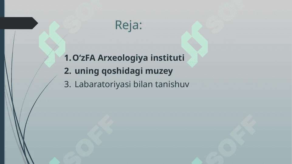 O‘zFA Arxeologiya instituti va uning qoshidagi muzey va laboratoriya bilan tanishuv 2