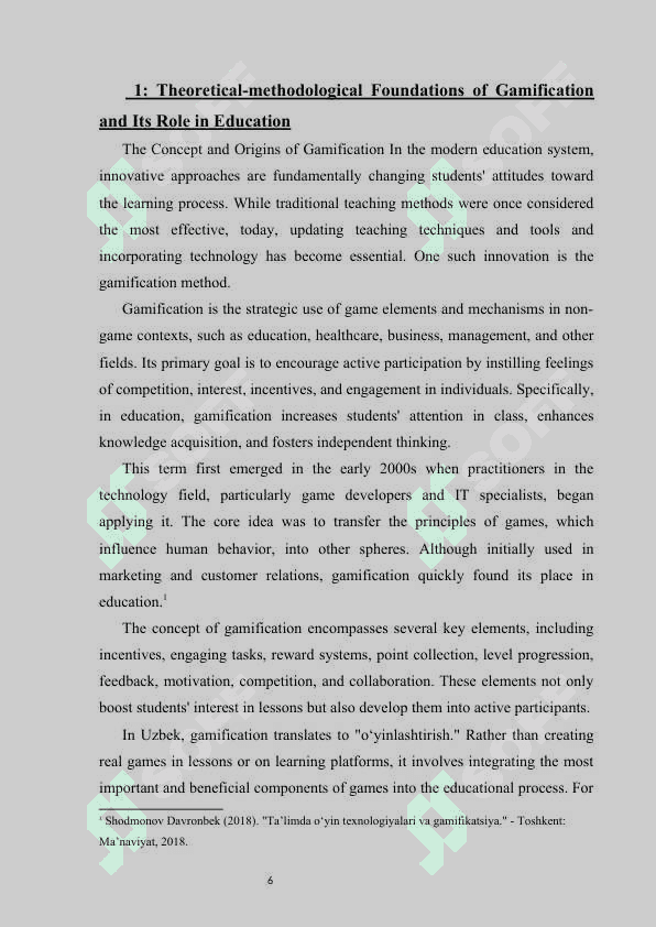 Gamification in education. Motivating learners through game elements 6