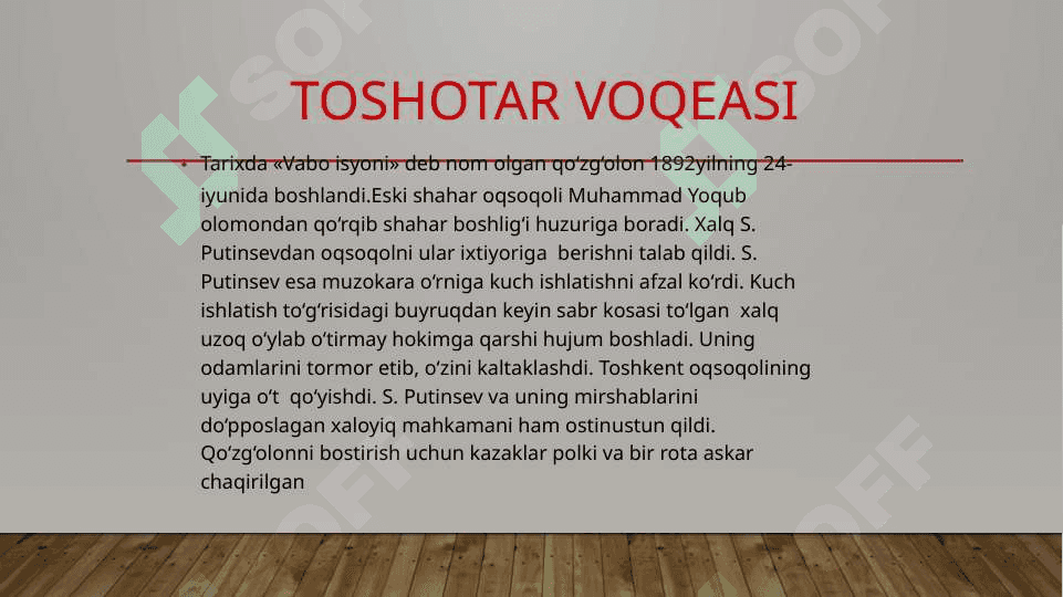 O’rta Osiyo xalqlarining milliy-ozodlik uchun kurashlari 4