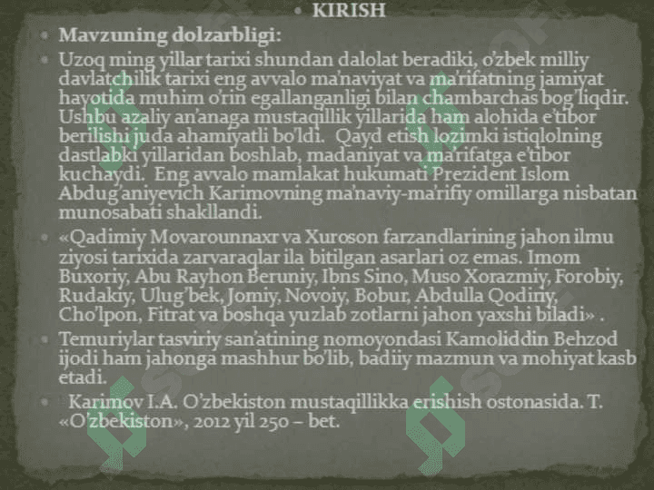 temuriylar davlatida 2