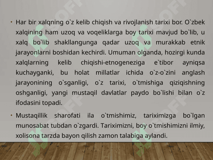 XIII XV asrlarda O`rta Osiyo etnik tarkibi 2
