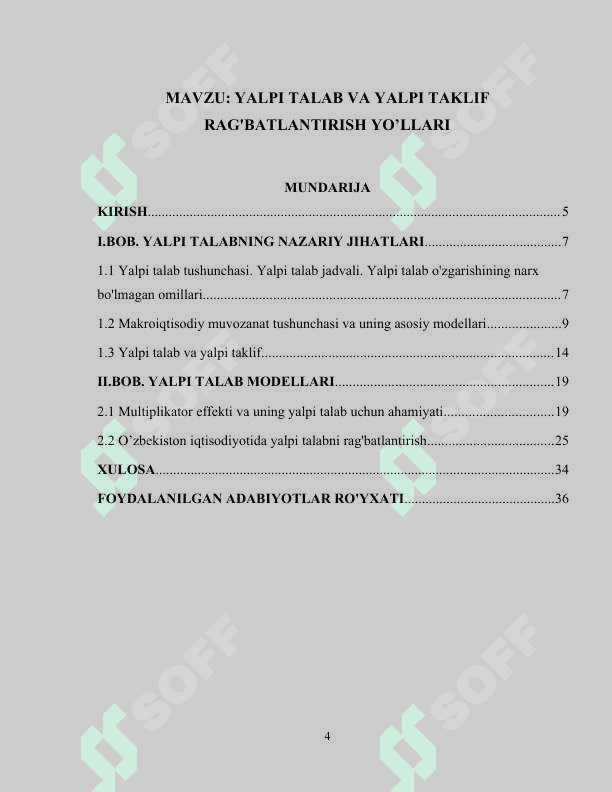 YALPI TALAB VA YALPI TAKLIF RAG'BATLANTIRISH YO’LLARI 2