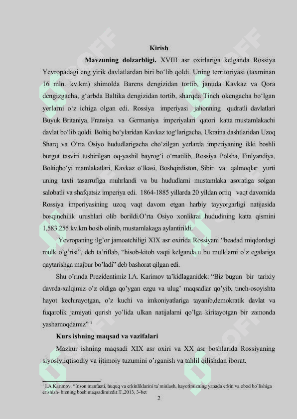 XVIII ASR OXIRLARIDA ROSSIYANING ICHKI VA TASHQI SIYOSATI 2