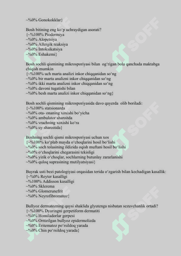 Derma test tibbiyot 5