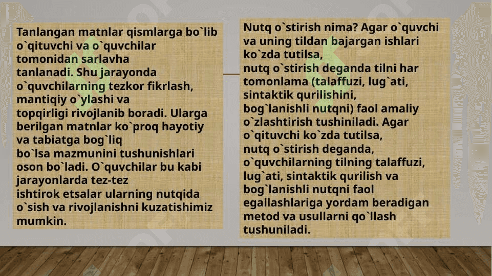 boshlang’ich sinf o’quvchilarida nutq madaniyatini o’stirish 8