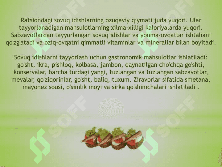 Sovuq idishlar 2