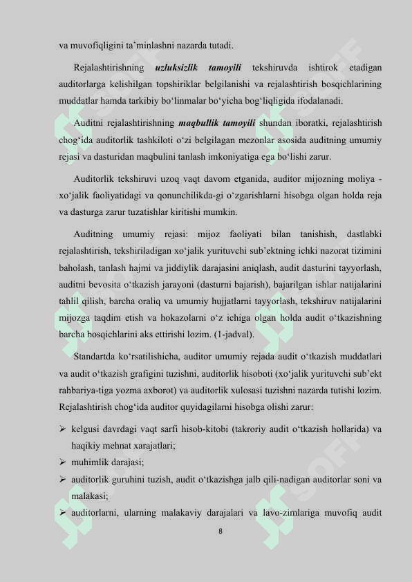 Auditorlik tekshiruvida tahliliy ammallarni qo‘llash 8
