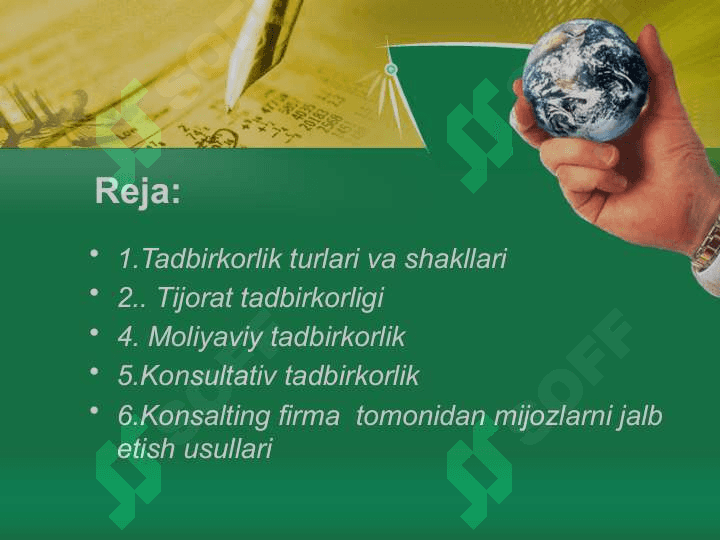 Tadbirkorlik huquqi subyekti sifatida 2