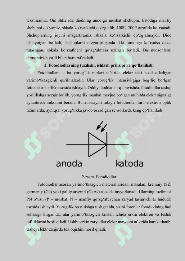 Fotodiod va nurlanuvchi diodlar 8