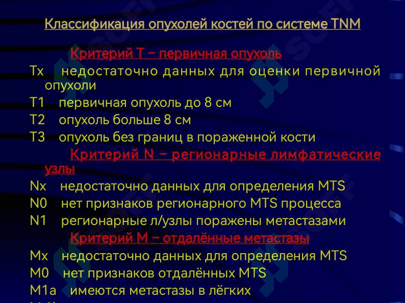 Остеогенная саркома. Саркома Юинга. Хондросаркома 8
