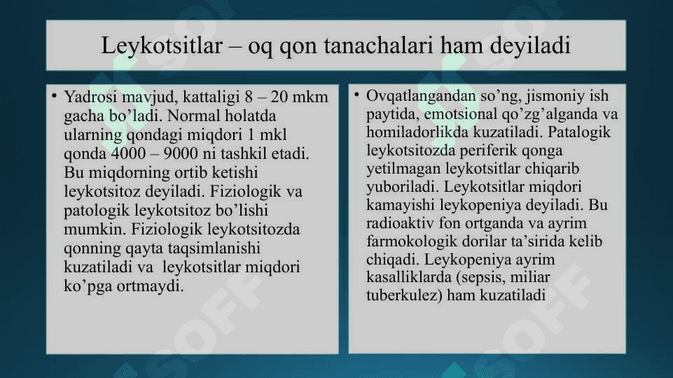 Leykotsitlar, Qon guruhlari, Rezus omil, Qon quyish asoslari 3