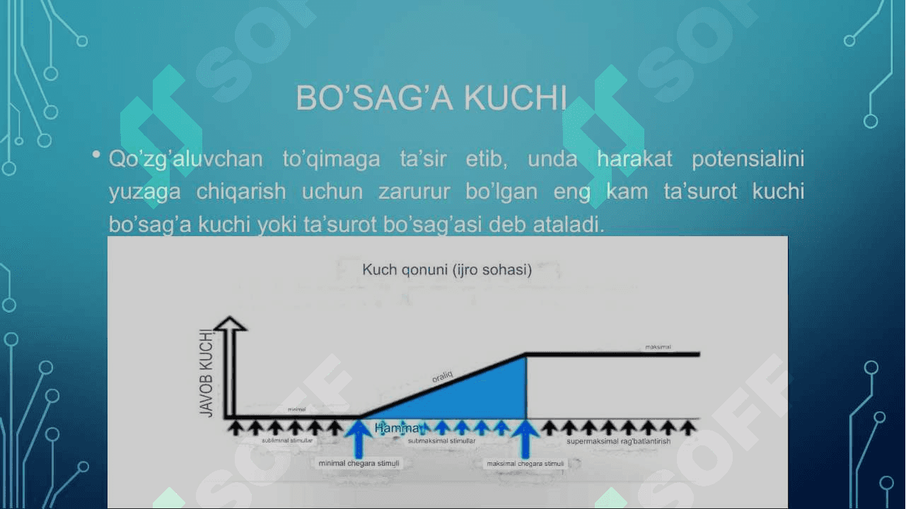 TASIRLASH	QONUNLARI TIBBIYOTDA	AXAMYATI 4