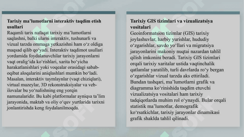 Raqamli tarix fanining shakllanishi va taraqqiyoti 8