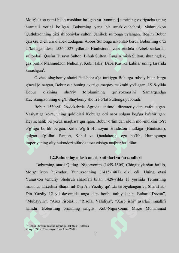 ZAHIRIDDIN MUHAMMAD BOBUR 7