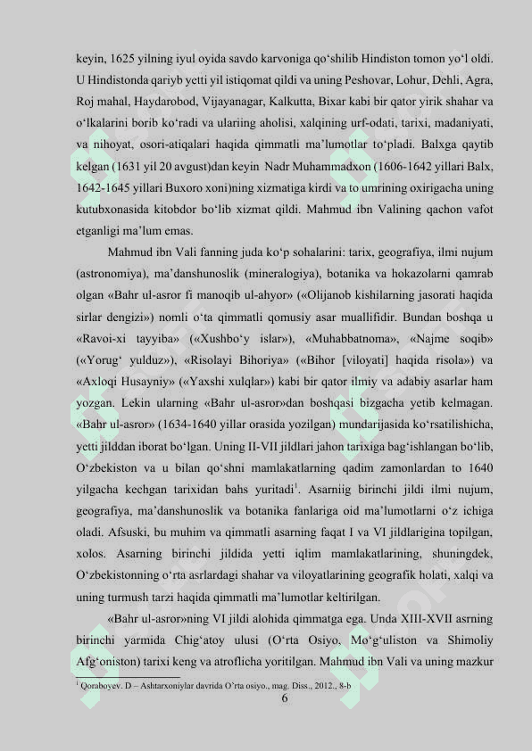 Buxoroda Ashtarxoniylar davlatining tashkil topishi 6