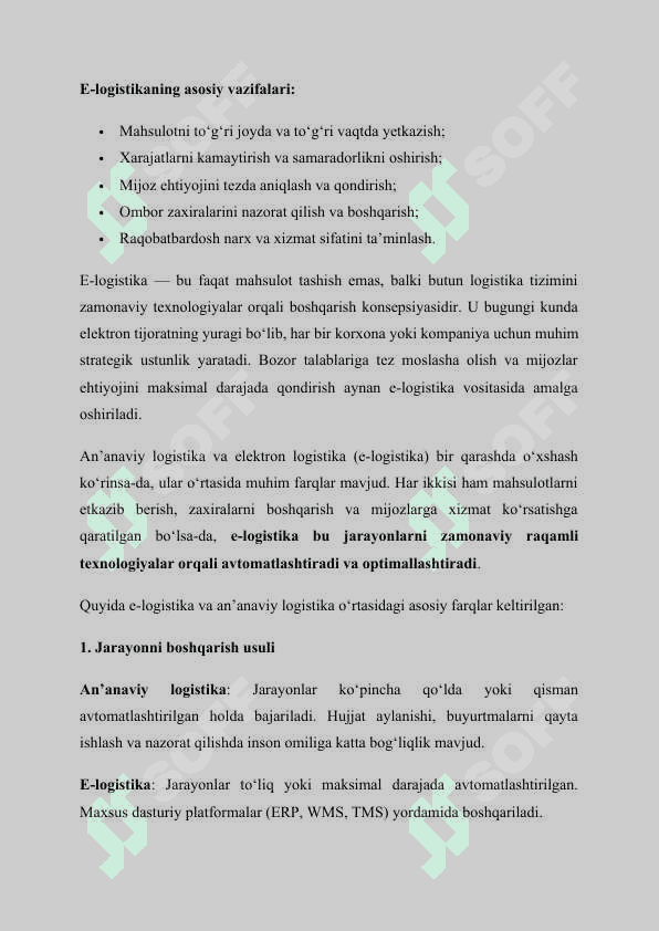 Introduction to E-Logistics 6