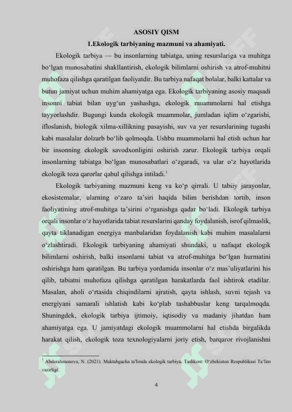 Maktabgacha taʼlim  tashkilotlarida ekologik tarbiya berishning maqsad va vazifalari 4