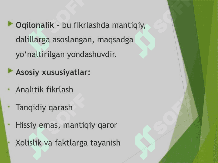 Oqilonalik va ilmiy tadqiqot usullari 4