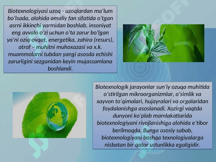 Mikroorganizmlar orqali boradigan biotexnologik jarayonlar 4