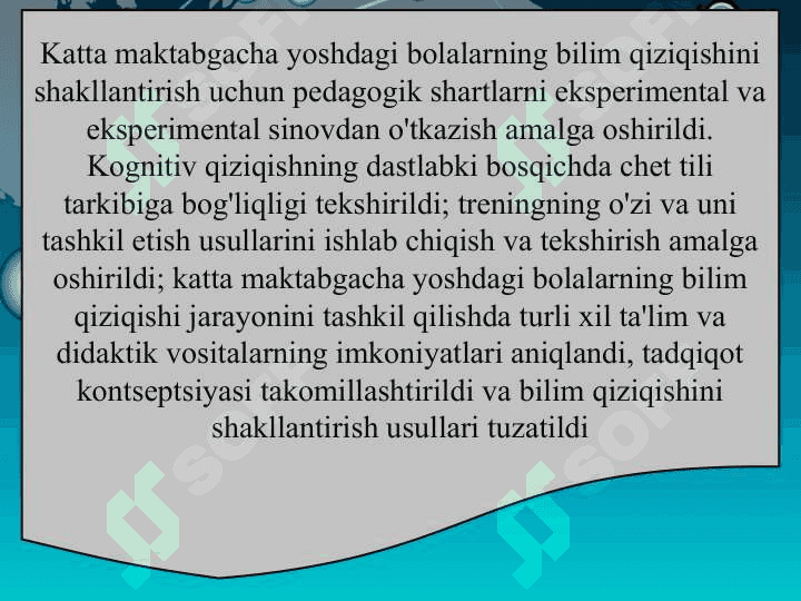Maktabgacha yoshdagi bolalarning chet tilini o'rganishdagi qiyinchiliklari 5