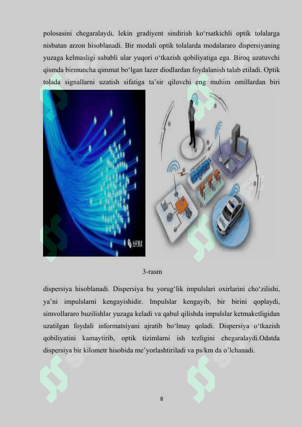 Optik aloqa vositalari. Nurtola optikasi 8