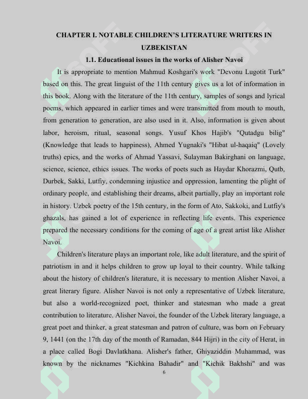Representative of children's literature in Uzbekistan 6