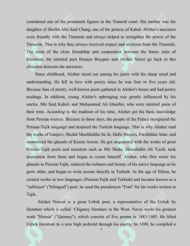 Representative of children's literature in Uzbekistan 7