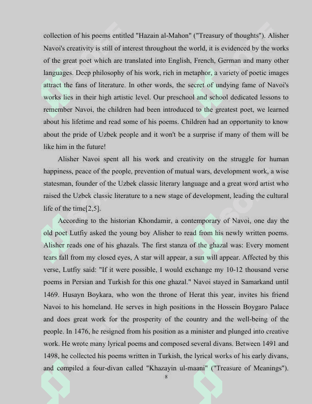 Representative of children's literature in Uzbekistan 8
